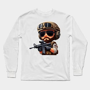 Tactical Man Long Sleeve T-Shirt